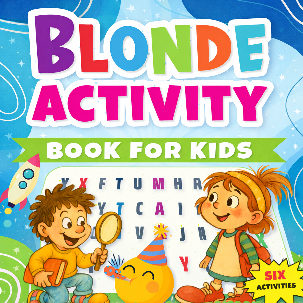 Blonde Activity Book